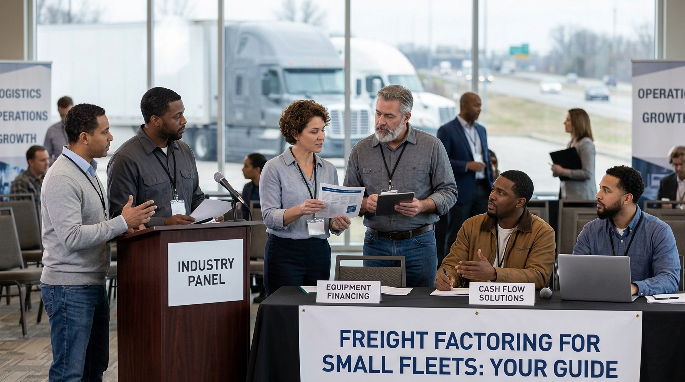 Illustration: Freight Factoring Companies for Small Fleets: Your 2026 Guide to Cash Flow