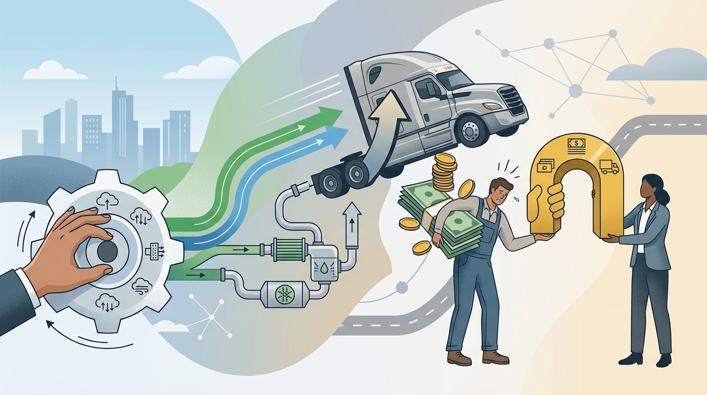 Illustration: New Emissions Mandates Are Making Newer Trucks More Expensive: What You Need to Know